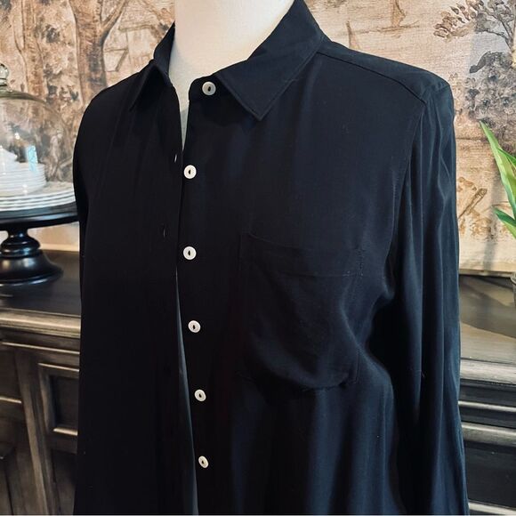 Black Button-Up Shirt size PL - Picture 3 of 7
